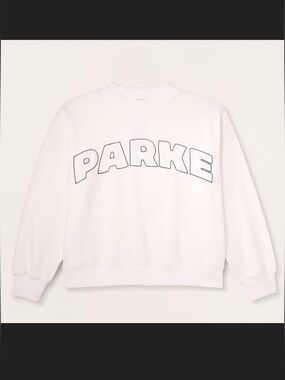 Women's Mockneck Pullover Sweatshirt - Parke × Target Cream L/XL